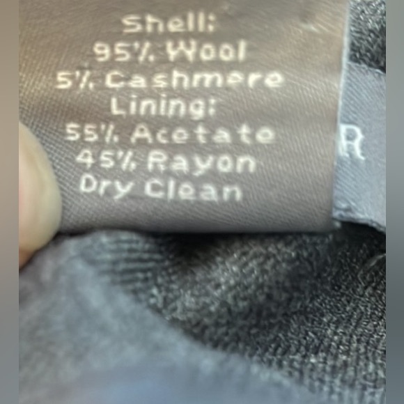 Ann Taylor gray wool fully lined skirt – size 10; beautiful back pleated detail - Picture 6 of 6